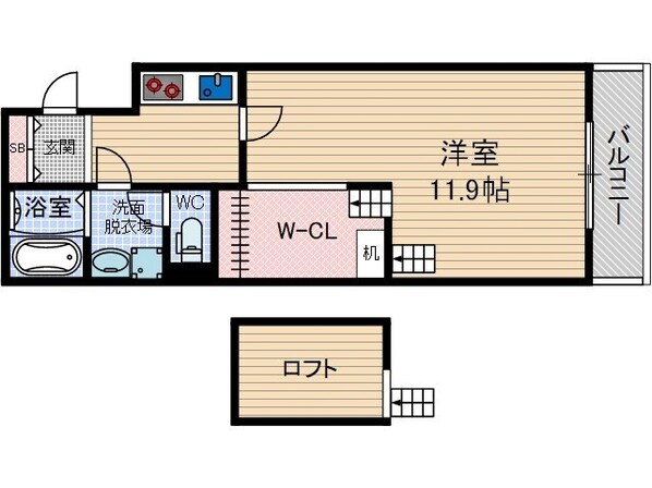 メゾンプレジールの物件間取画像